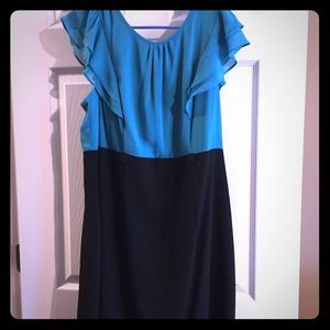 Alyx Dress - Blue/Black